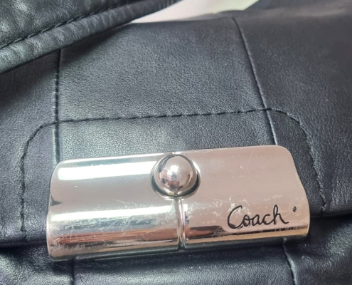 Bolso Coach Piel Negra