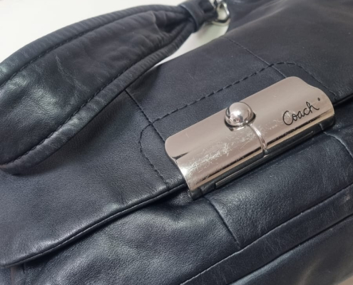 Bolso Coach Piel Negra