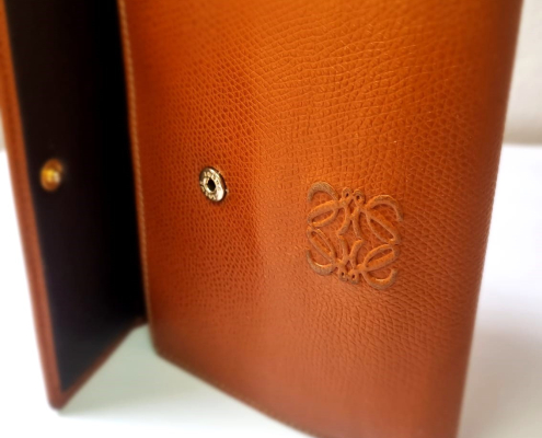Cartera Loewe piel marrón