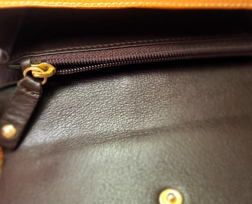 Cartera Loewe piel marrón