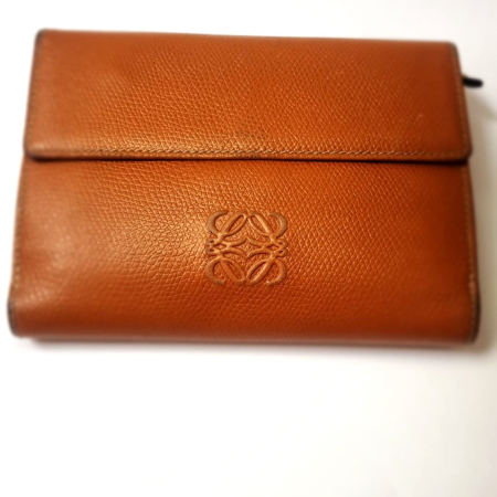 Cartera Loewe piel marrón