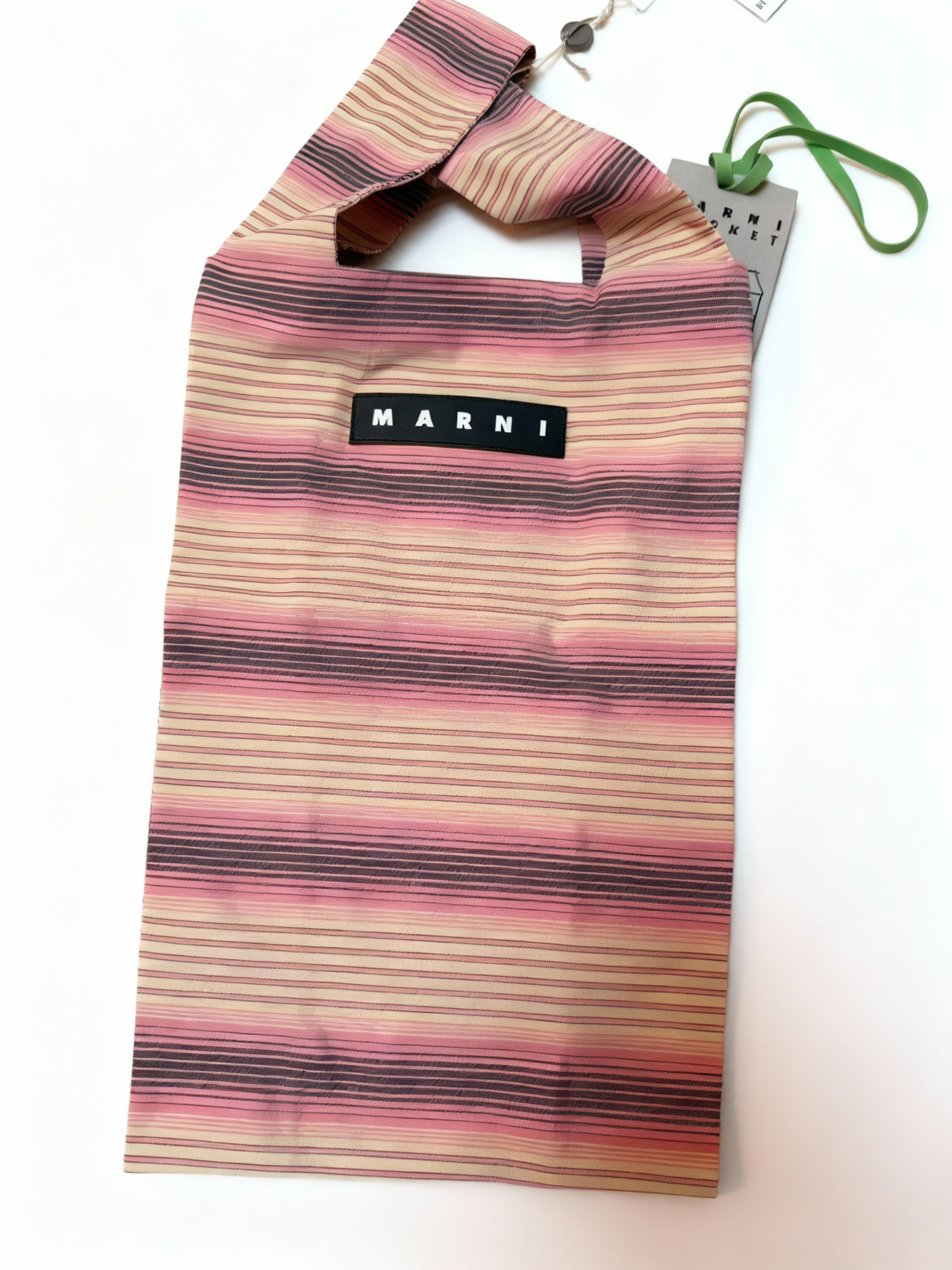 Bolso Tote Marni Market Rayas Multicolor
