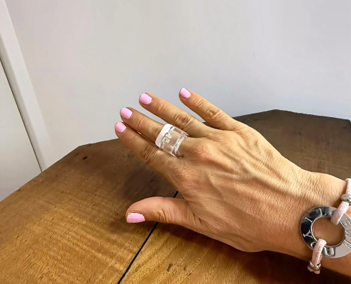 anillo Courrèges vintage